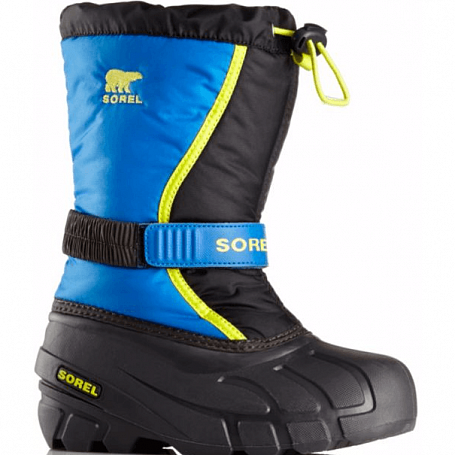 Сапоги Sorel Flurry Jr (black/super bl) 20